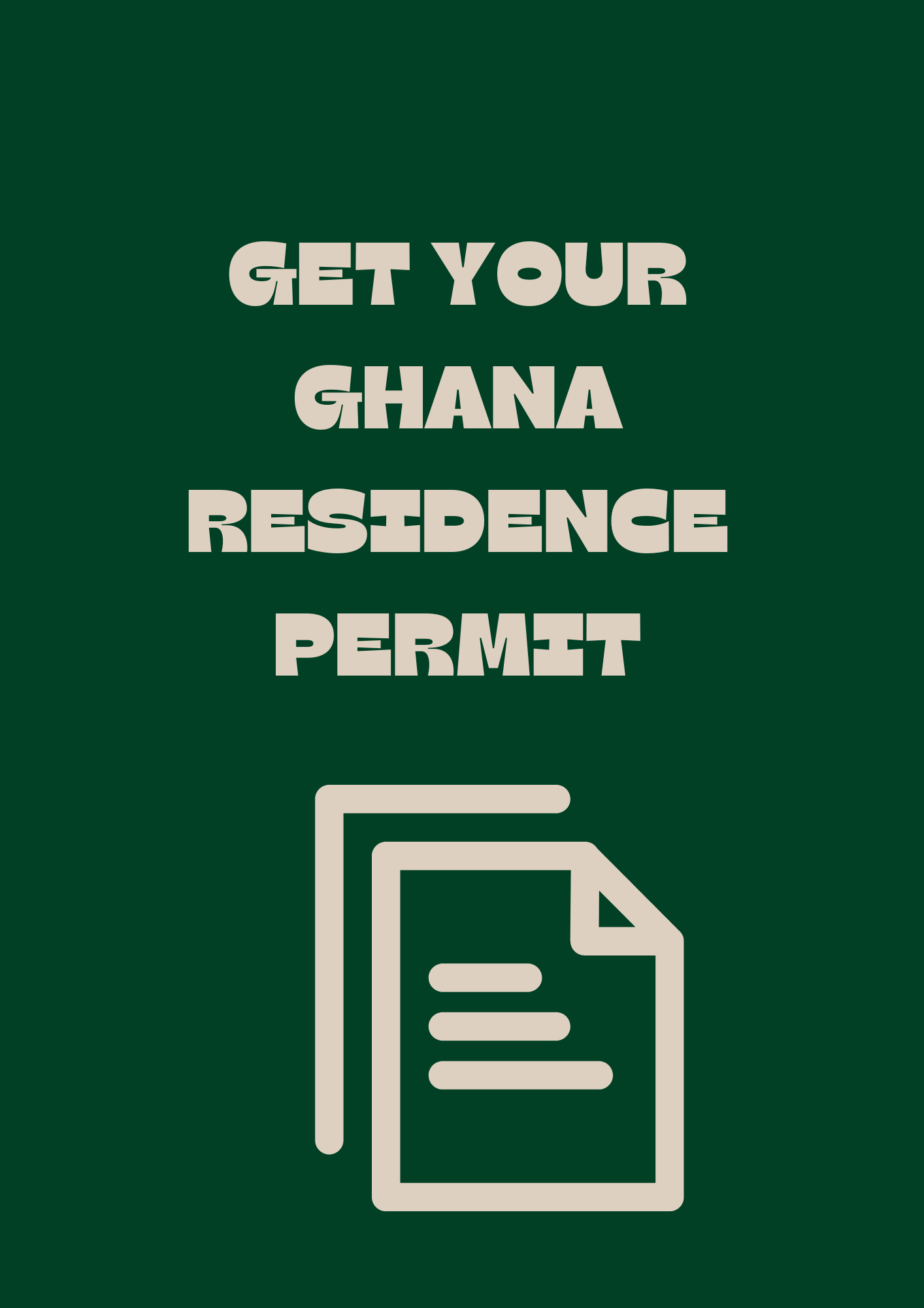get your ghana residence permit